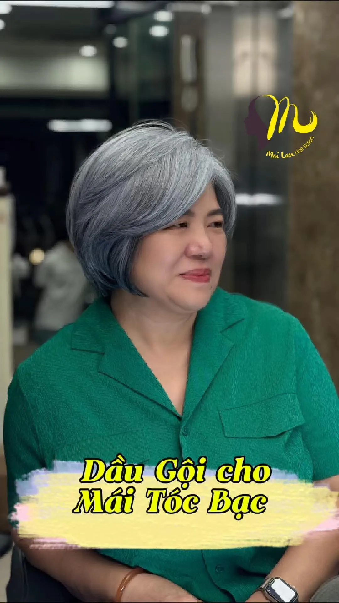 [TƯ VẤN CHUYÊN GIA] Sử dụng dầu gội xám khói cho tóc bạc đúng cách