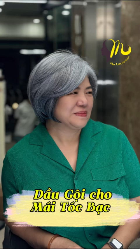 [TƯ VẤN CHUYÊN GIA] Sử dụng dầu gội xám khói cho tóc bạc đúng cách
