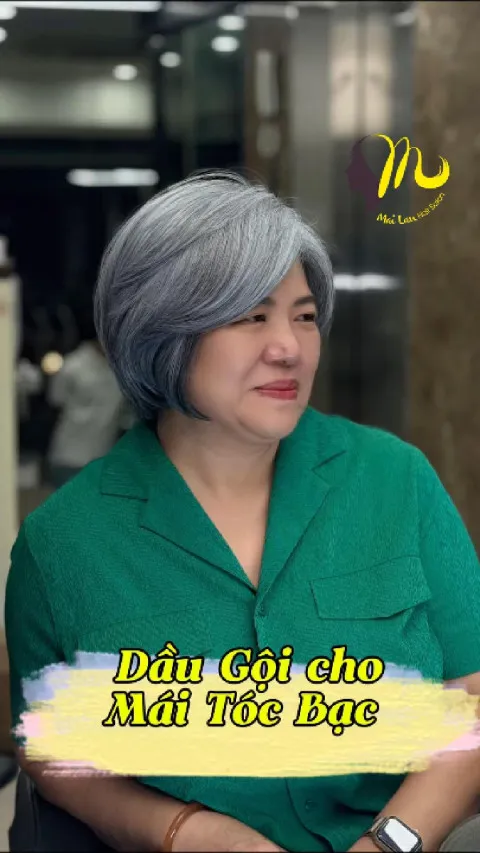 [TƯ VẤN CHUYÊN GIA] Sử dụng dầu gội xám khói cho tóc bạc đúng cách