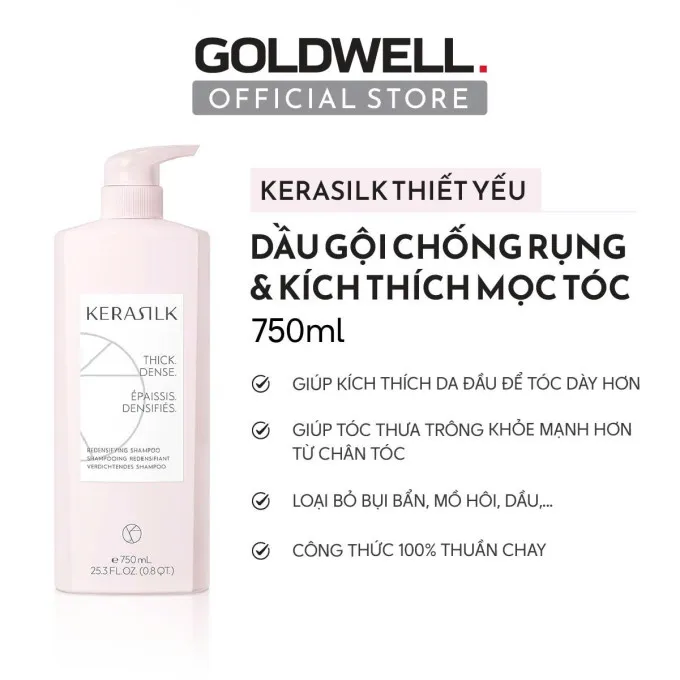Dầu gội chống rụng & kích thích mọc tóc Kerasilk 750