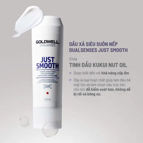 Dầu xả suôn nếp smooth - Goldwell